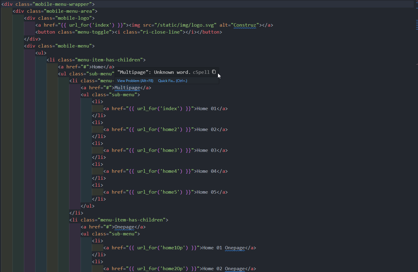 Demo of How To Change Menu Links